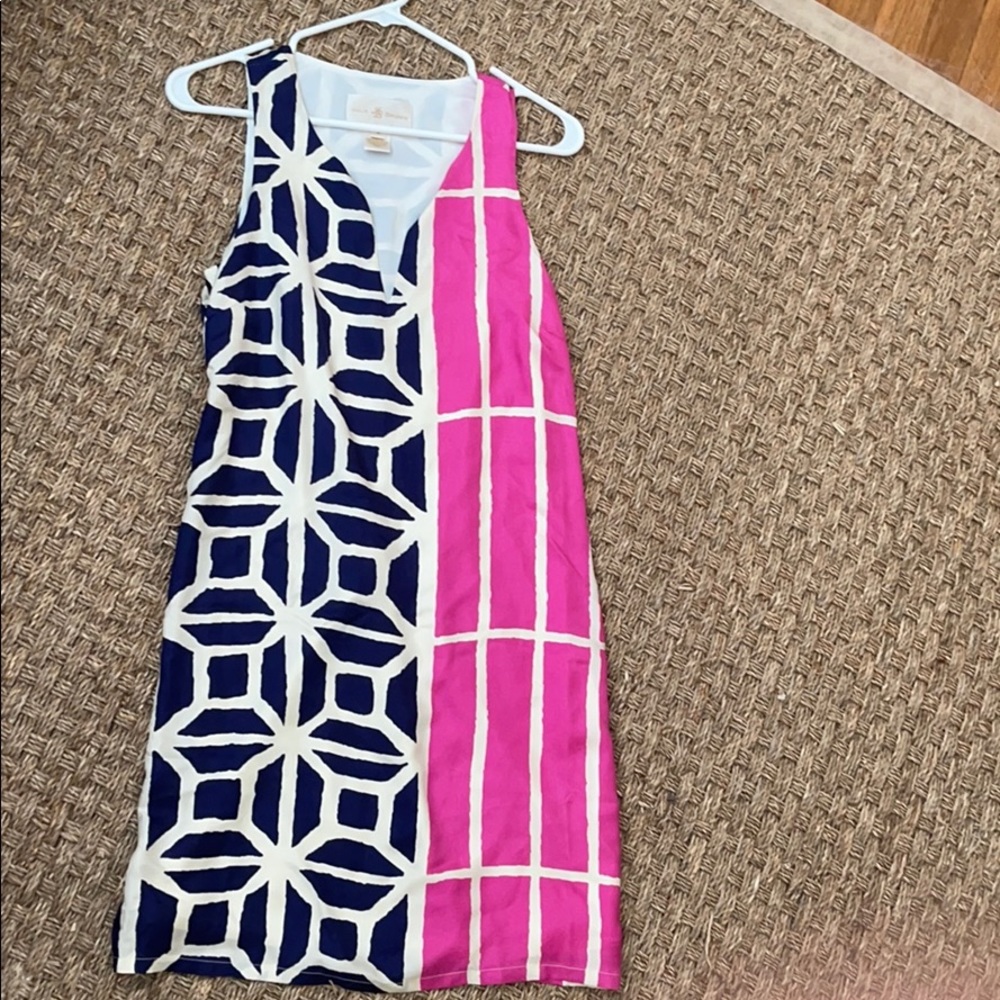 Julie brown silk dress size 2